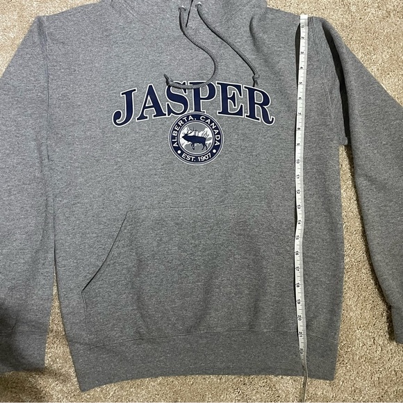Rocky Mountain Jasper, Alberta Canada Hoodie - Picture 2 of 5